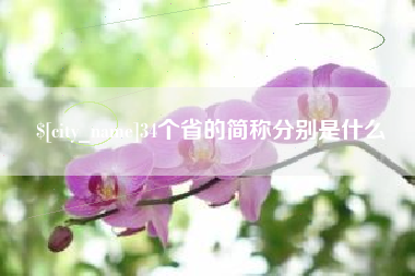 甘南34个省的简称分别是什么