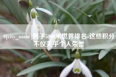 甘南男子5000米世界排名-这些积分不仅关乎个人荣誉