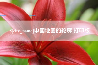 甘南中国地图的轮廓 打印版