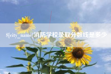 甘南消防学校录取分数线是多少
