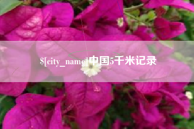 甘南中国5千米记录