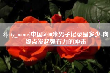 甘南中国5000米男子记录是多少-向终点发起强有力的冲击