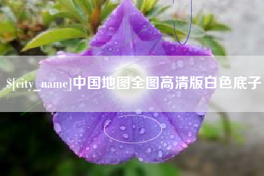 甘南中国地图全图高清版白色底子