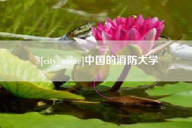 甘南中国的消防大学