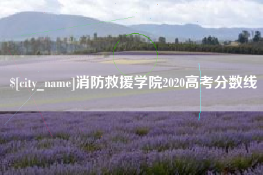 甘南消防救援学院2020高考分数线