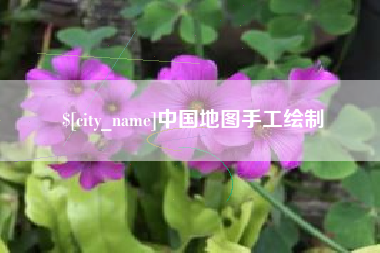 甘南中国地图手工绘制