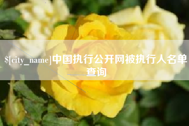 甘南中国执行公开网被执行人名单查询