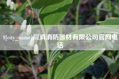 甘南川消消防器材有限公司官网电话