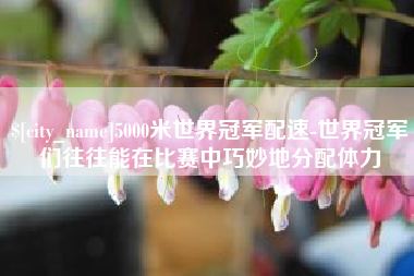 甘南5000米世界冠军配速-世界冠军们往往能在比赛中巧妙地分配体力