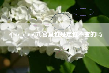 甘南九宫星位是定位不变的吗