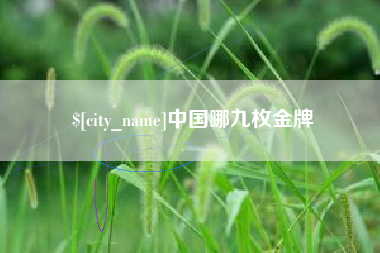 甘南中国哪九枚金牌
