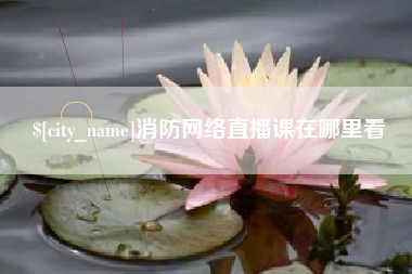 甘南消防网络直播课在哪里看