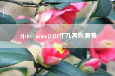 甘南2021年九宫对照表