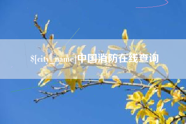 甘南中国消防在线查询